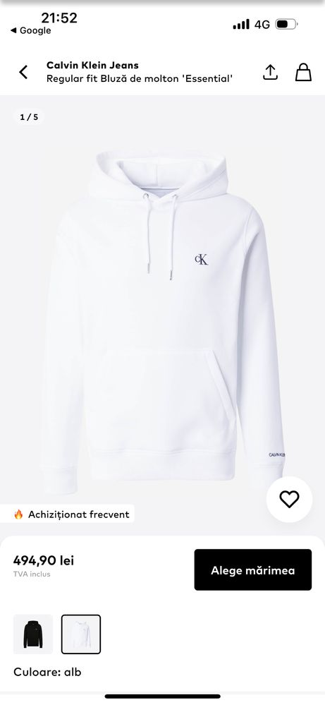 Hanorac Calvin Klein Original M