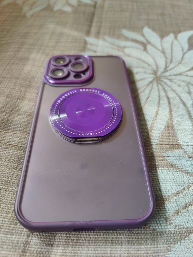 Кейс за iPhone 14 pro max с въртяща се стойка ринг
