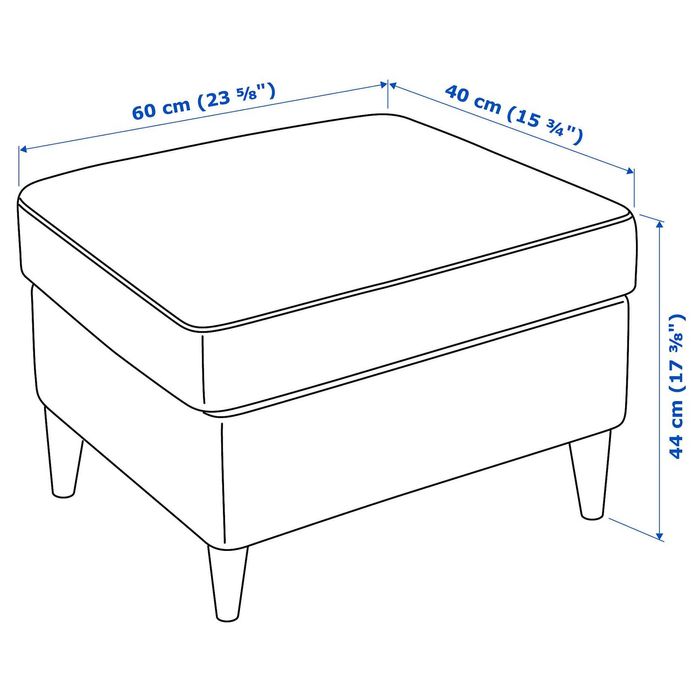 Кресло с табуретка Ikea