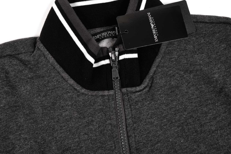 ПРОМО ARMANI -S,M и XL -мъжки сив плътен зимен спортен екип- комплект