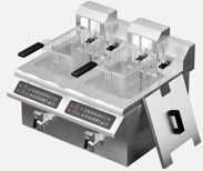 Firmann - Friteuza electrica inductie cu sistem ridicare automat 8+8 l