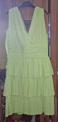 Дамско св.зелена рокля