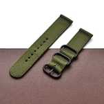 Curea Ceas nylon 22 mm Military Green  telescoape incluse