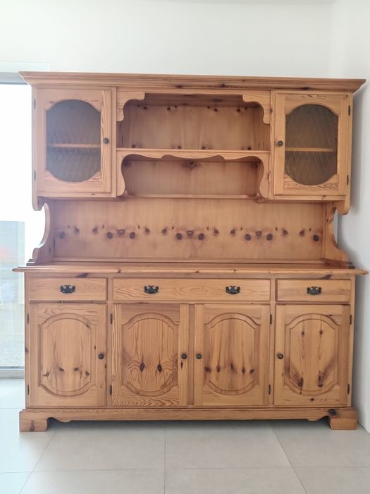 Set mobilier rustic din lemn masiv