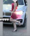 Rochie scurta roz