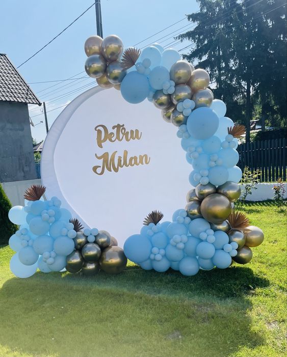 Arcada baloane. Aranjamente florale