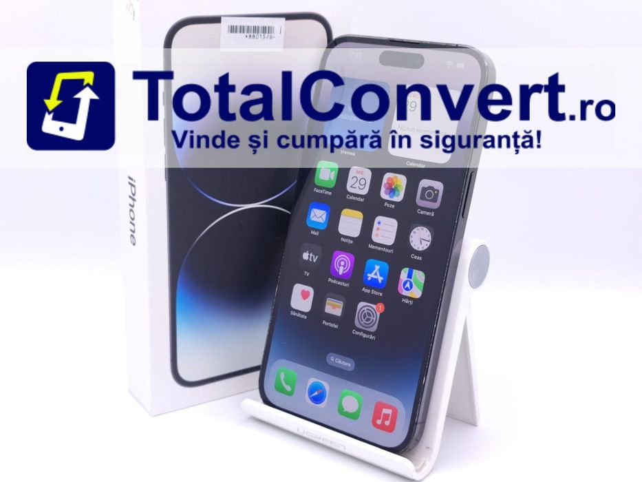 Apple iPhone 14 Pro Max 128GB Space Black, Garantie 24 luni | #D88015