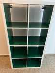 Vând etajeră Kallax verde IKea