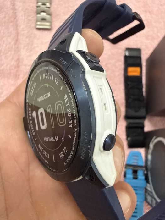 Ceas Garmin Fenix 7x Sapphire solar Premium + curea Titan