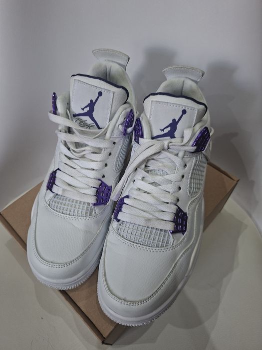 Nike jordan retro 4 metalic purple