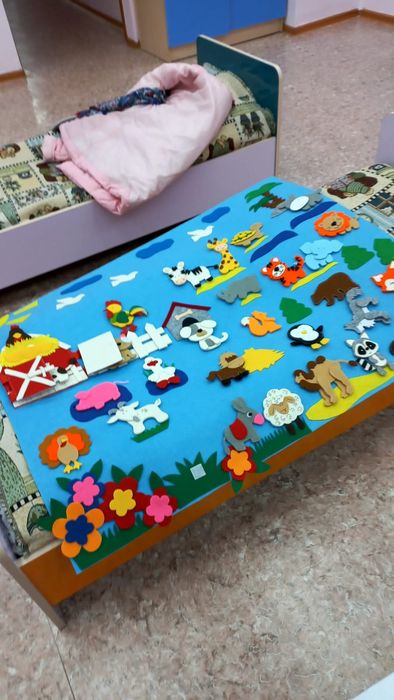 Сказки из фетра, панно, стенды для детского сада