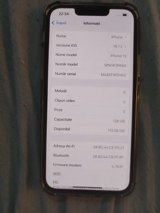 iPhone 13 verde cu cutie