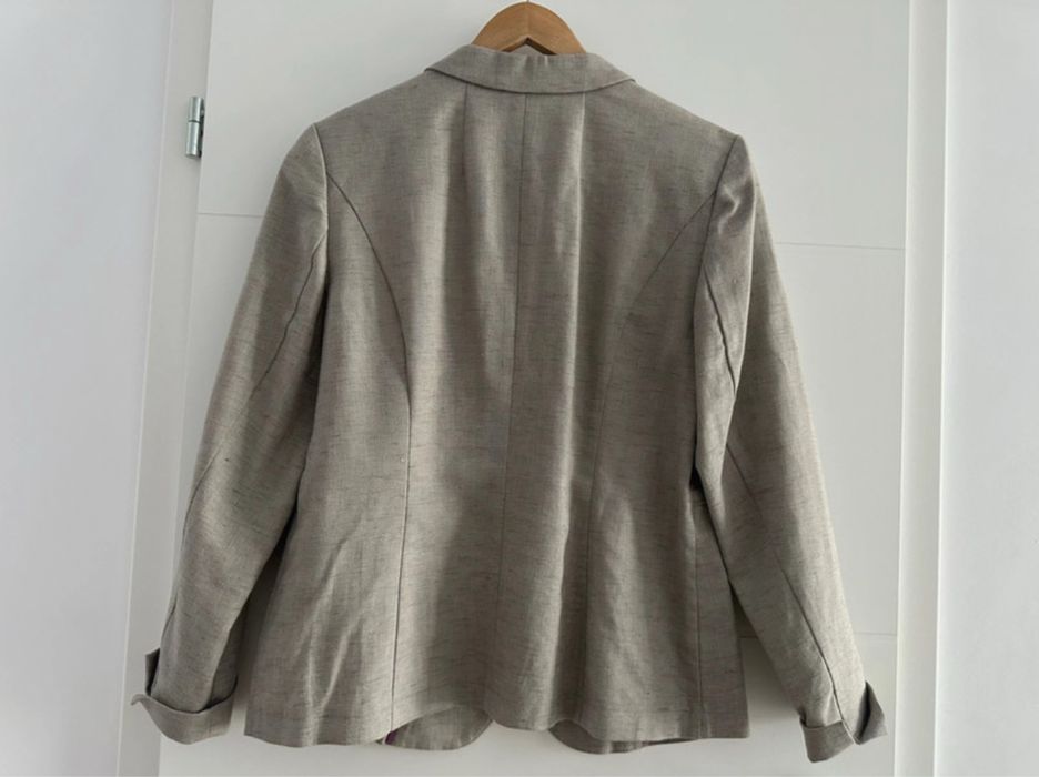 Sacou bej Taifun lână și viscoză