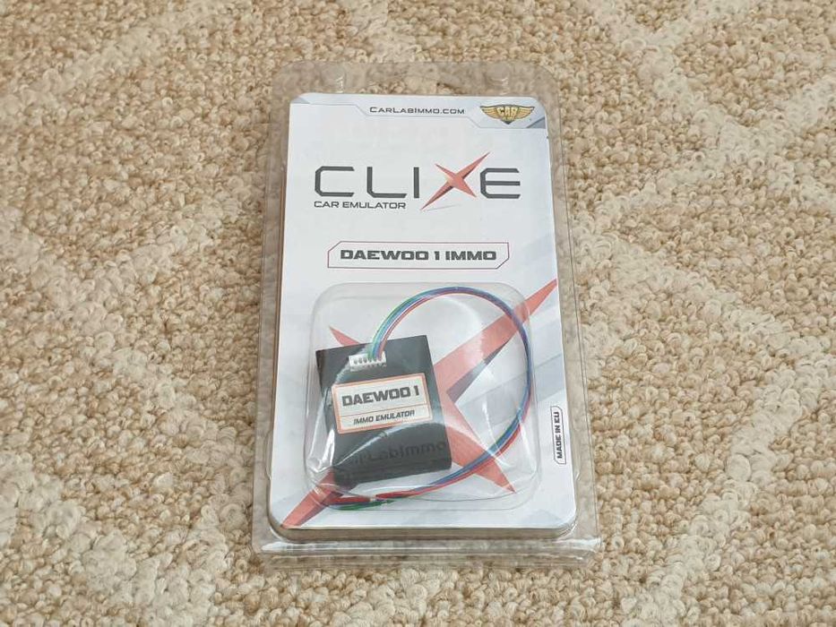 Modul Clixe Daewoo 1 IMMO OFF white-red blue socket Motorola HC11F1
