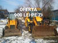 Închiriez utilaje buldoexcavator miniexcavator bobcat buldo picon casa