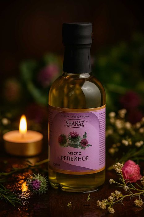 Репейное Масло 250мл  (Чакамуғ мойи) в стеклянной бутылке   НОВИНКА!!!