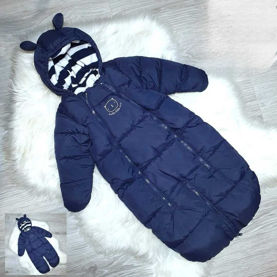 H&M бебешки ескимос и чувалче за количка 2в1