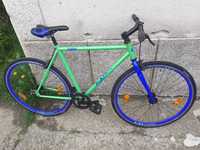 Bicicleta single speed, 28 inchi, 53/53, jante duble, Cygnus