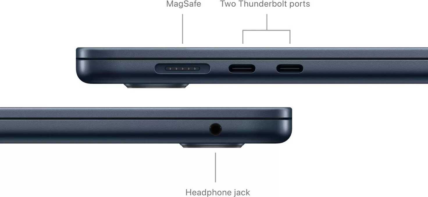 Macbook air m3 15 inch + original karobka + 7 oy apple garantiyasi