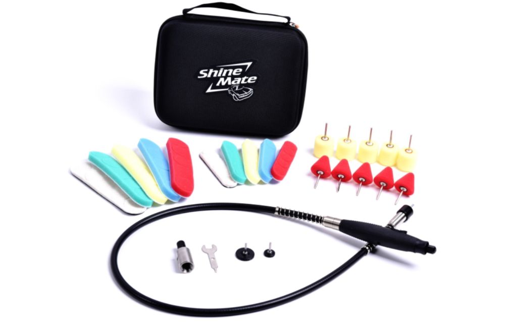 Комплект за полиране ShineMate с гъвкав удължител Mini Polisher Kit
