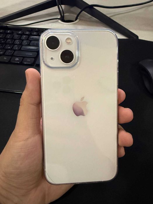 Iphone 13 tiniq holatda 2ta imei utgan karobka dakument