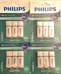 Set 3 buc x 64gb Flash Drive Philips