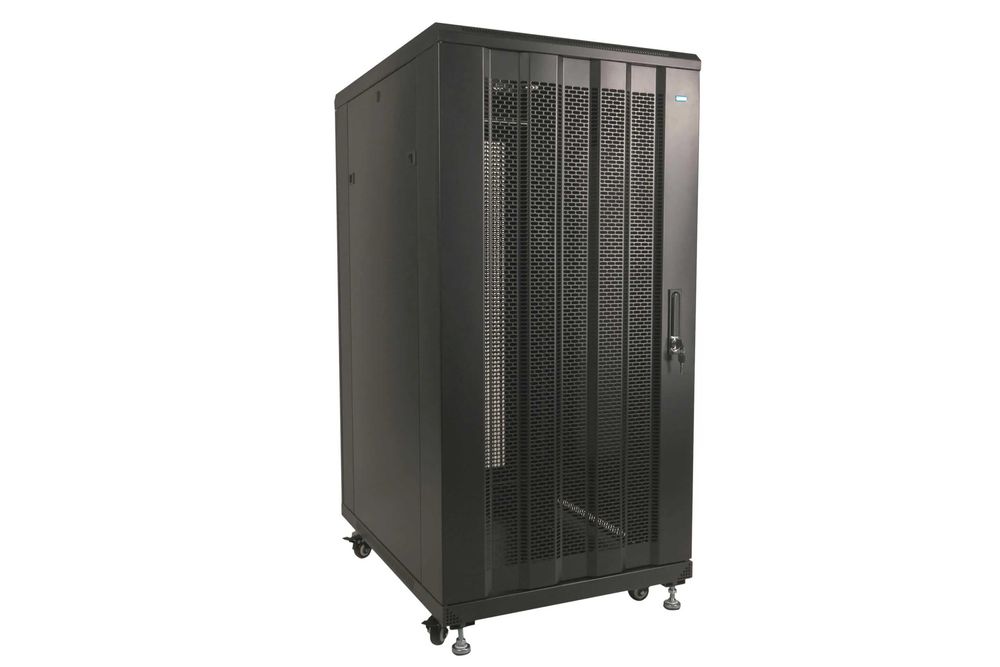 Шкаф напольный Pixietech 24U 600/1000/1150 мм, перфорированная дверь