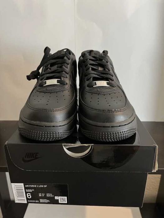 Nike Air Force 1 Low Supreme Black R.42