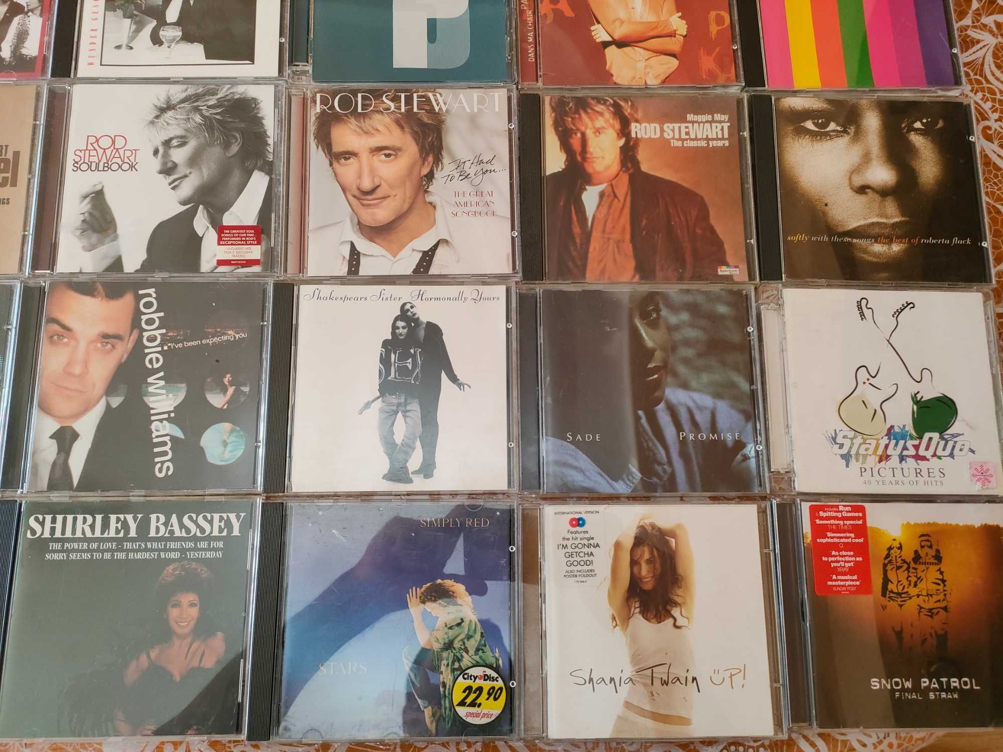 CD -uri originale - Madonna, Rod Stewart, Snow Patrol, U2,UB 40,