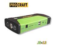 Стартерно зарядно устройство,Power Bank, PROCRAFT JS-12, 12V, 4x3Ah