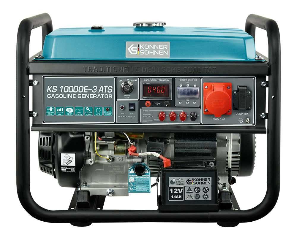 Generator de curent trifazat 8 kW benzina PRO - Konner KS 10000E-3 ATS