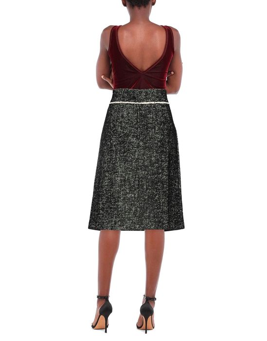 Вълнена пола Dolce&Gabbana, миди дължина, L