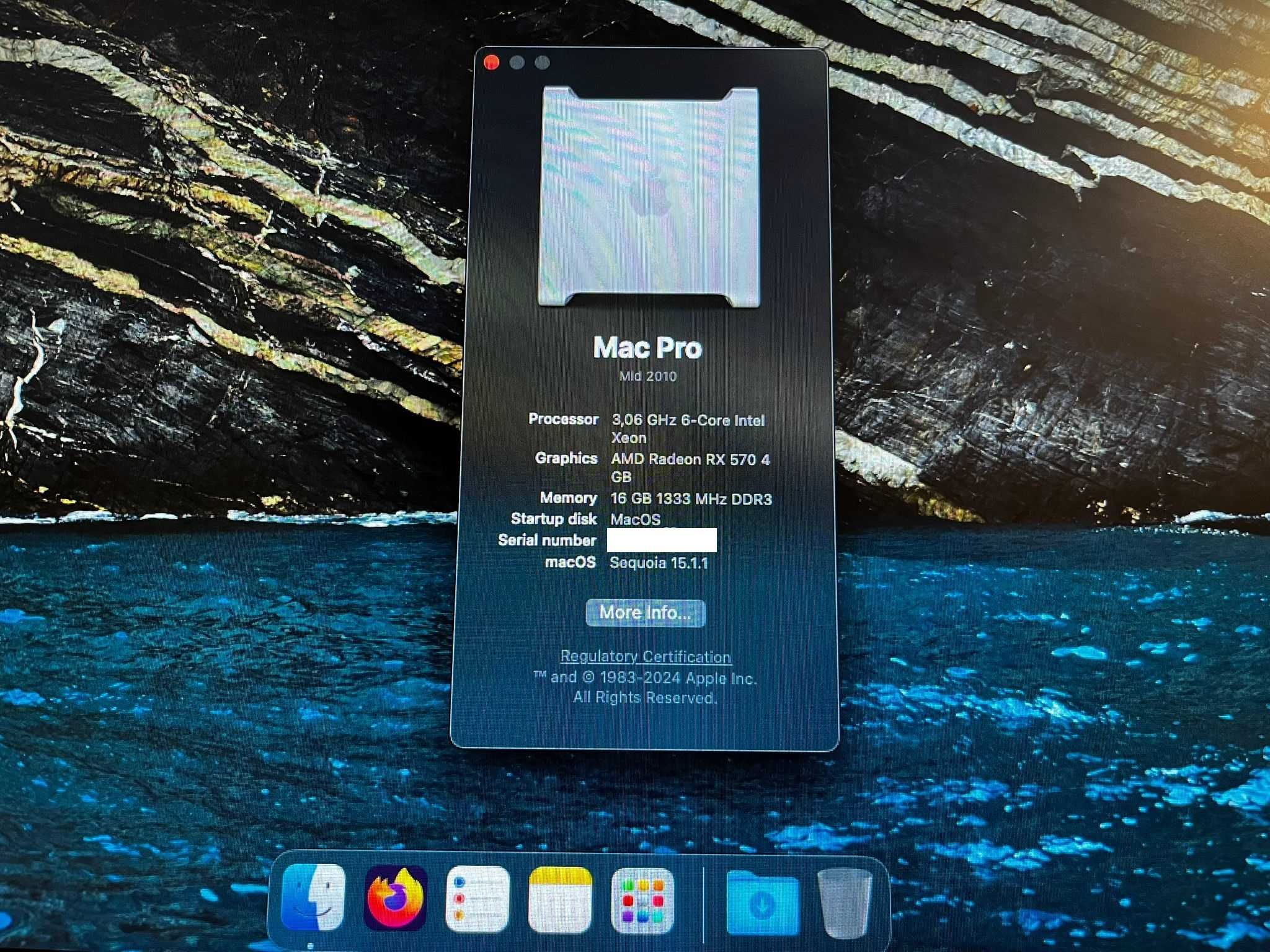 Mac Pro 5.1 Xeon X5675, 16GB RAM, RX 570 4GB