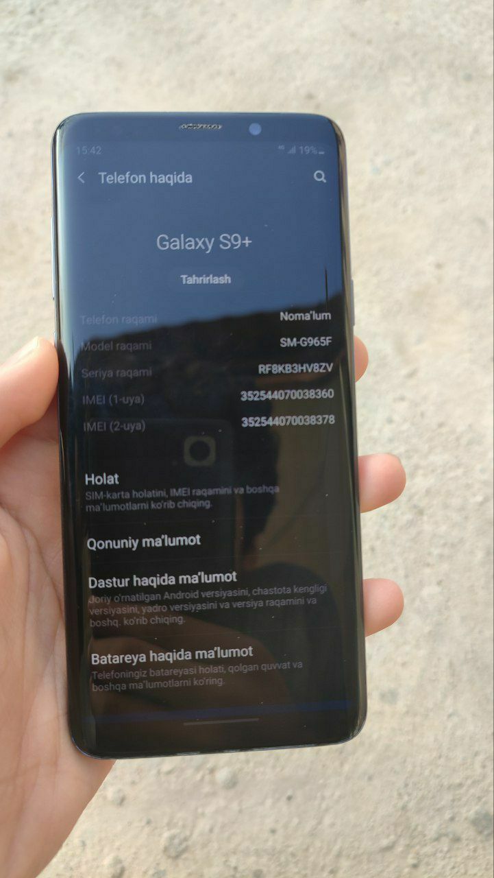 Galaxy s9+ sotiladi