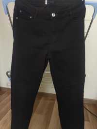 Панталони-дънки дамски черни, размер XL (42)