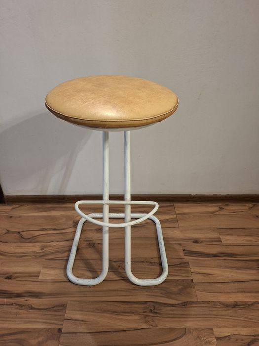 Scaun bar înalt crem