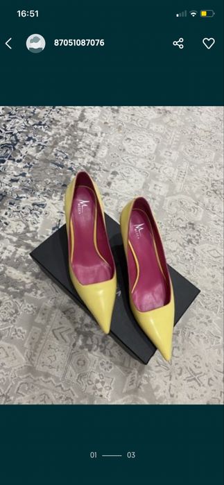 Туфли, новые, кожанные. Размер 39