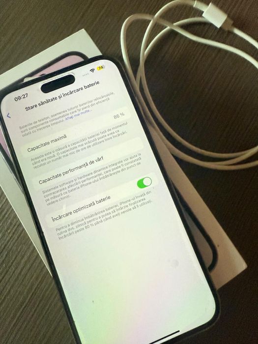 Vând iPhone 14 pro max 128g impecabil