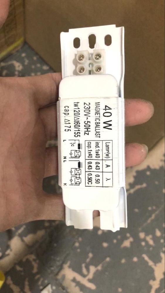 Ballast for t8 36w tube/ Дроссель для люминесцентных ламп т8 36w