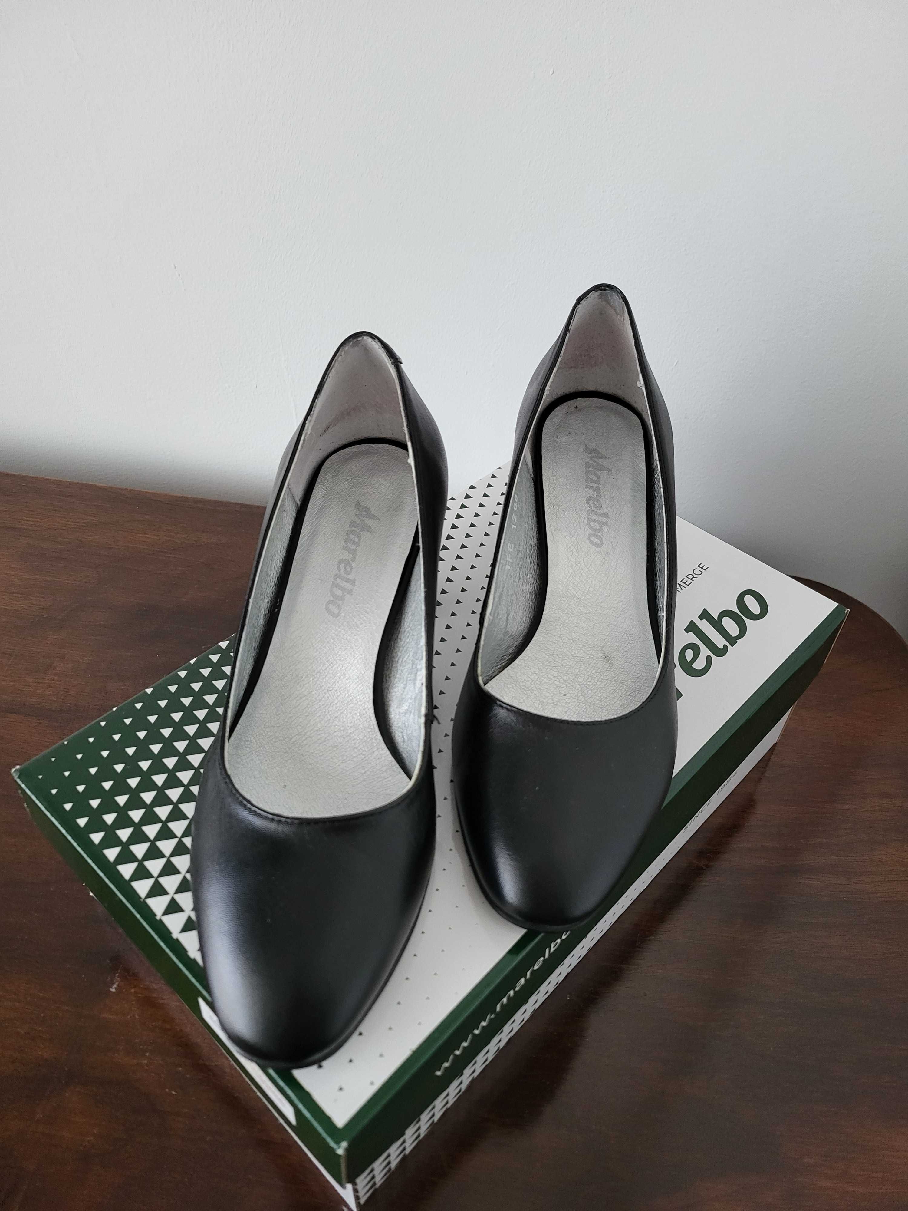 Vand pantofi eleganti dama 38 negru (Marelbo)