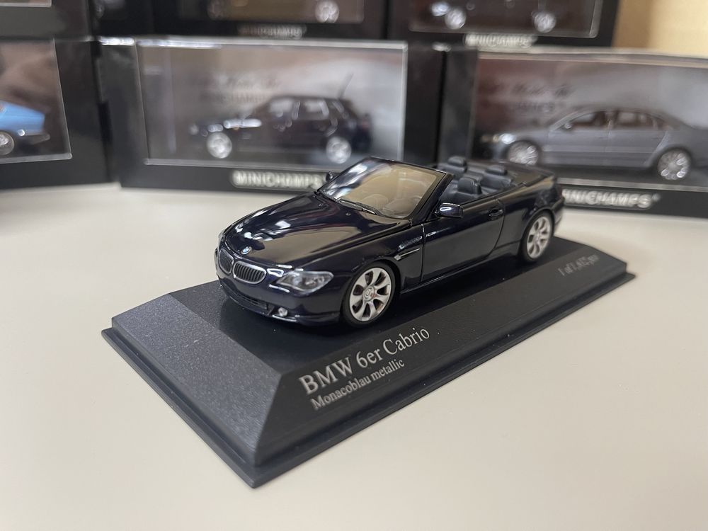 Macheta Bmw seria 6 cabrio 1:43 Minichamps