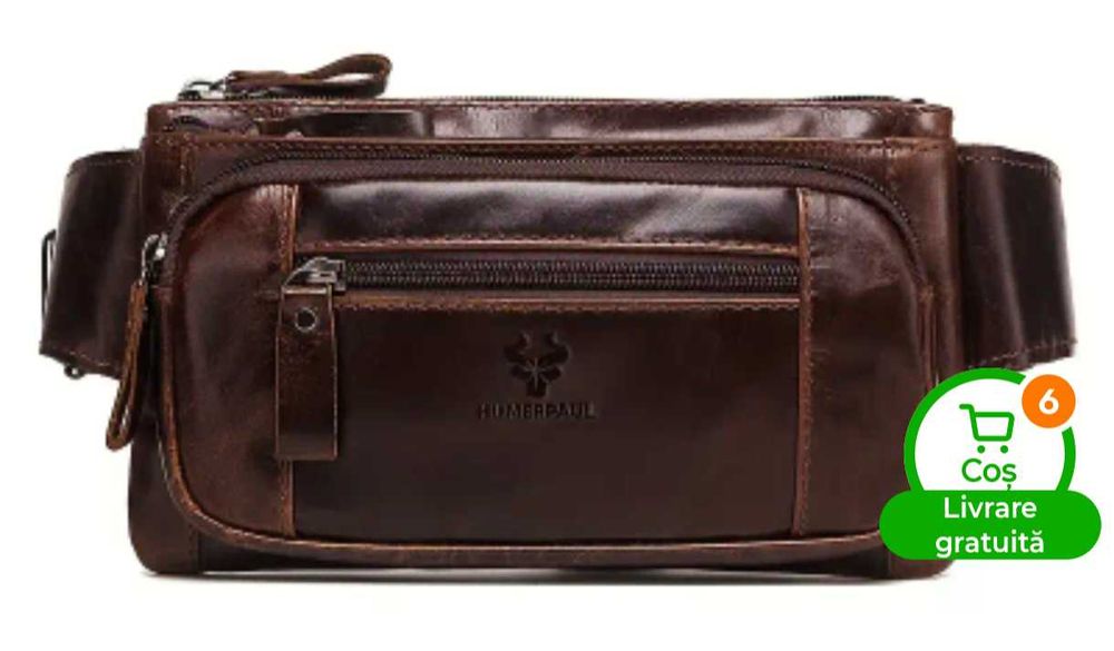 Borseta piele naturala HumerPaul