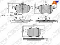 Колодки тормозные Audi A3