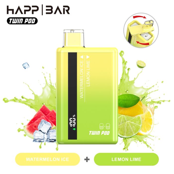 Vape happ bar 35000 puffs / 2 flavours