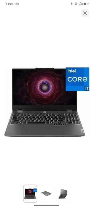Игровой ноутбук Lenovo i7, 24GB, SSD1000, RTX4050