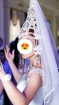 Платье на узату, свадебное платье в казахском стиле