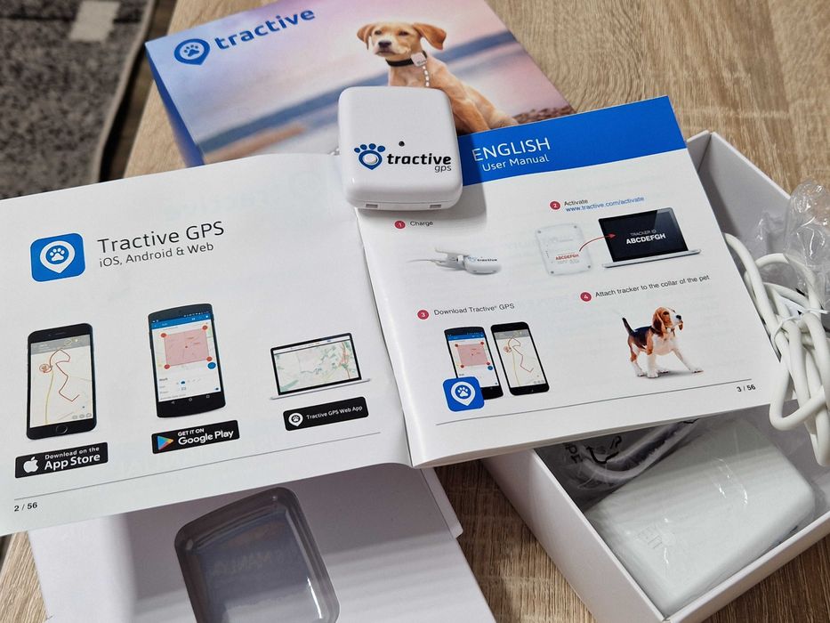 Tracker pentru câini/ Tractive-TRATR1/ GPS pentru animale de companie