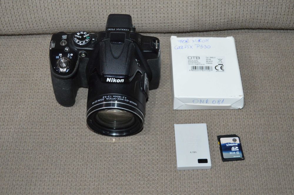 Nikon Coolpix P530 zoom 42x Wide zoom, 16.1 mp