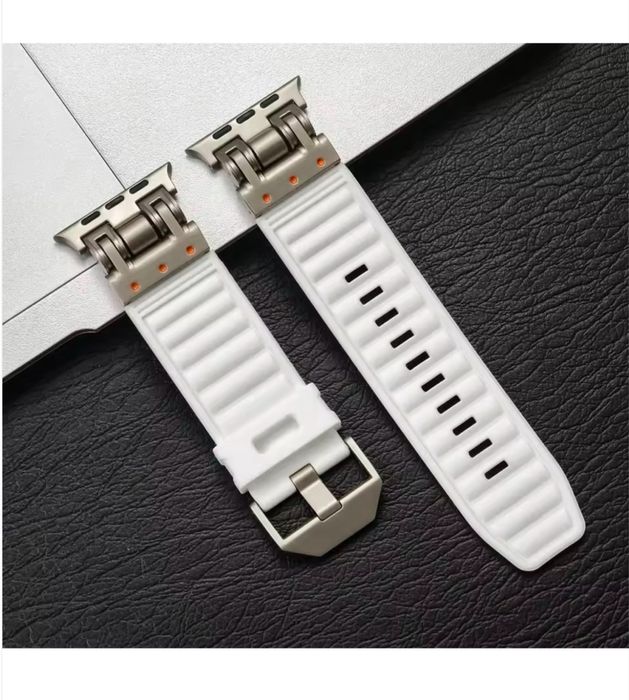 Curea Smart Titanium Ceas Apple Watch Orice Model Husa Folie Silicon