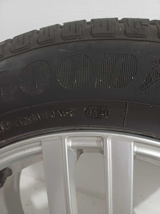 Vand jante Originale VW R17 5x112 + Anvelope Iarnă Hankook si Goodyear